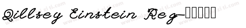 Qillsey Einstein Reg字体转换